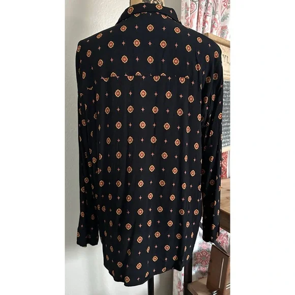 Free People Intimately Medallion Print Long Sleeve Top - Picture 4 of 5